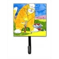 thumbnail image 1 of Big Cat Golfing With A Fishing Pole Leash Holder Or Key Hook, 1 of 1