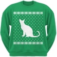 thumbnail image 1 of Big Cat Green Crew Neck Sweatshirt, 1 of 1