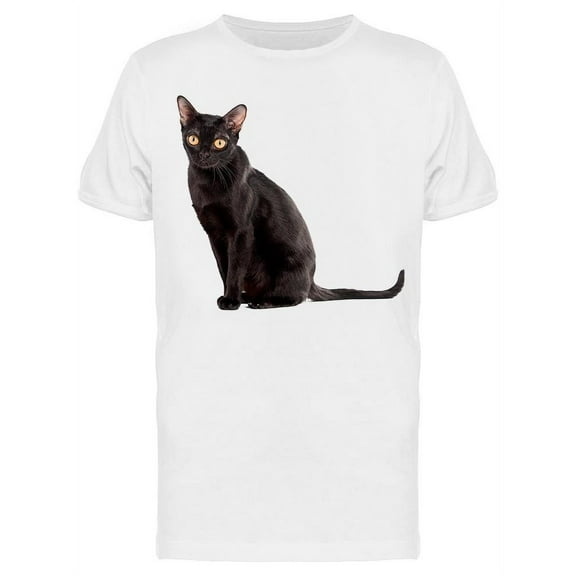 Big Cat Standing In His Side T-Shirt Men -Image by Shutterstock Men T-Shirt, Male Large