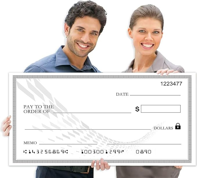 Big Checks for Presentations 30