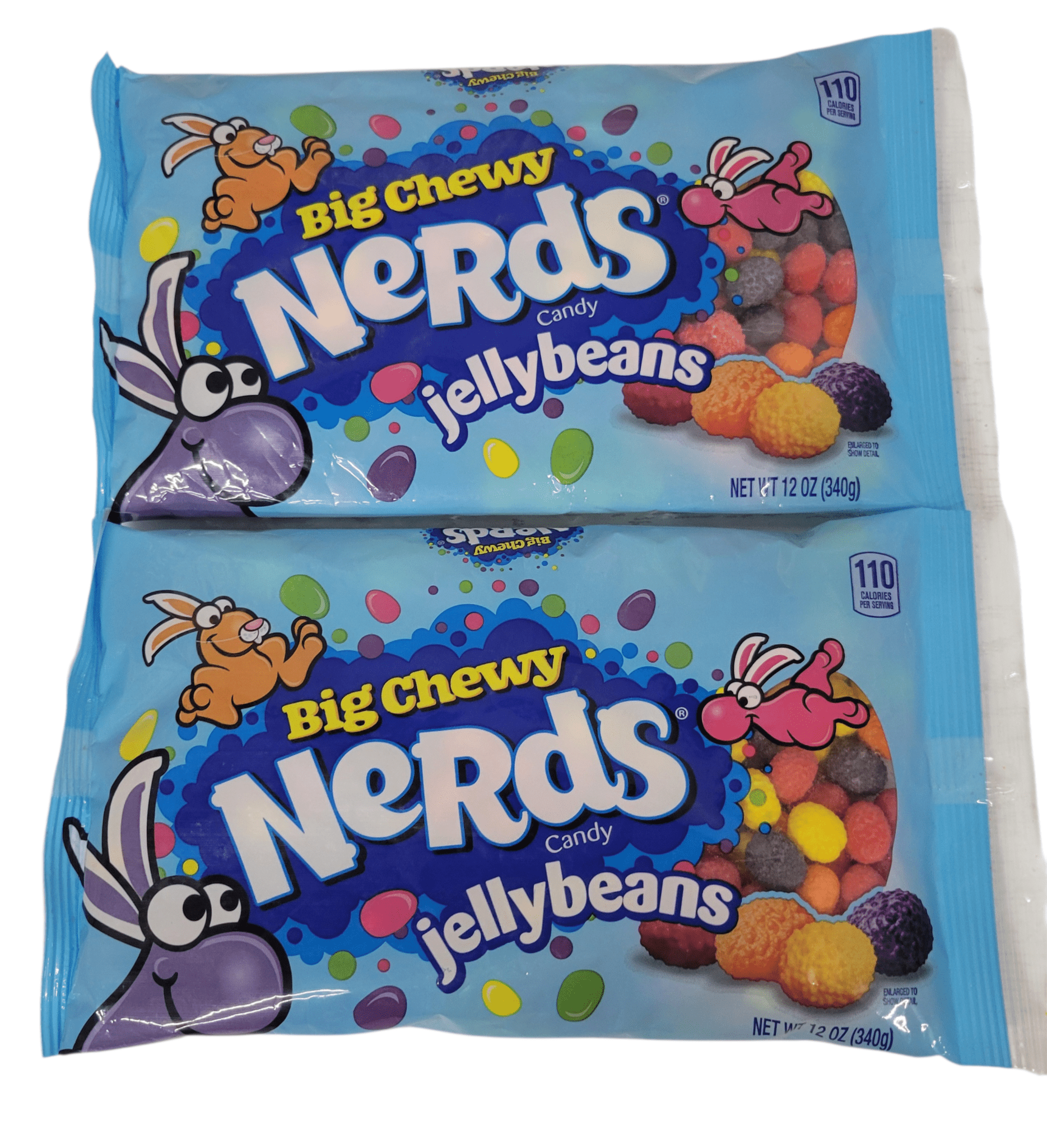 Big Chewy Nerds Jelly Beans, 12 oz, Pack of 2