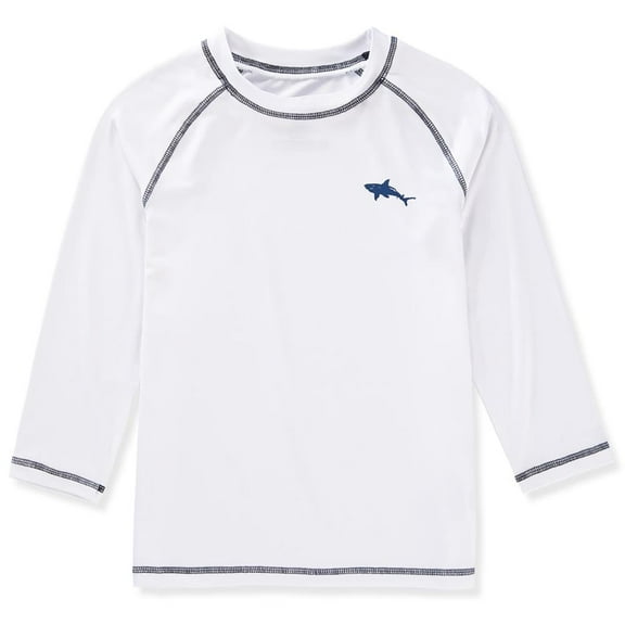 Big Chill Boys 2T-18 Shark Rash Guard Short Sleeve Long Sleeve Rashguard Swim Shirt UPF 50 