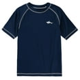 thumbnail image 1 of Big Chill Boys 2T-18 Shark Rash Guard Short Sleeve Long Sleeve Rashguard Swim Shirt UPF 50+, 1 of 5
