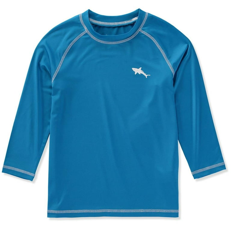 Big Chill Boys 2T-18 Shark Rash Guard Short Sleeve Long Sleeve