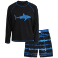 thumbnail image 1 of Big Chill Boys Swim Set - Boys Rash Guard Swim Set - UPF 50+ Rash Guard Long Sleeve Swim Shirt Board Short Swim Trunks (5-14), 1 of 7