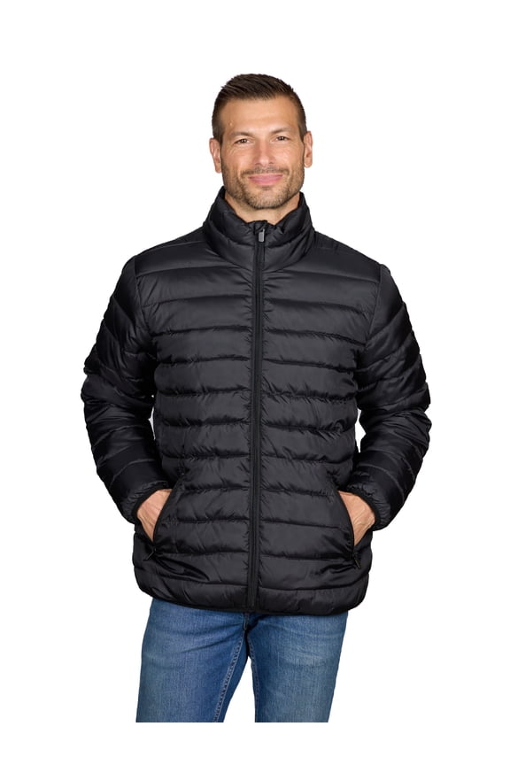 Men’s Midweight Quilted Puffer Jacket, Sizes M-XXL