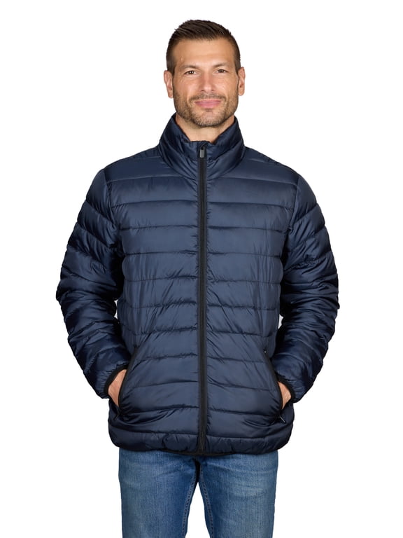 Men’s Midweight Quilted Puffer Jacket, Sizes M-XXL