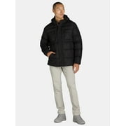 BIG CHILL Men’s Quilted Puffer Coat with Hood, Sizes M-XXL
