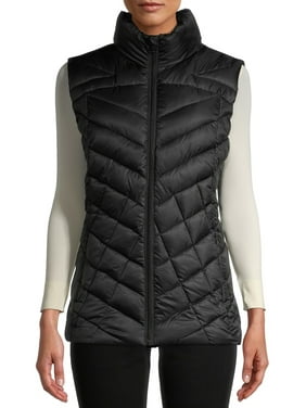 Big Chill Women's Chevron Quilted Down Blend Puffer Vest