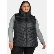 Big Chill Womens Chevron Quilted Puffer Vest, Midweight, Sizes S-3X