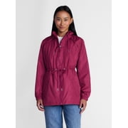 Big Chill Womens and Womens Plus Lined Anorak Jacket with Hood, Sizes S-3X