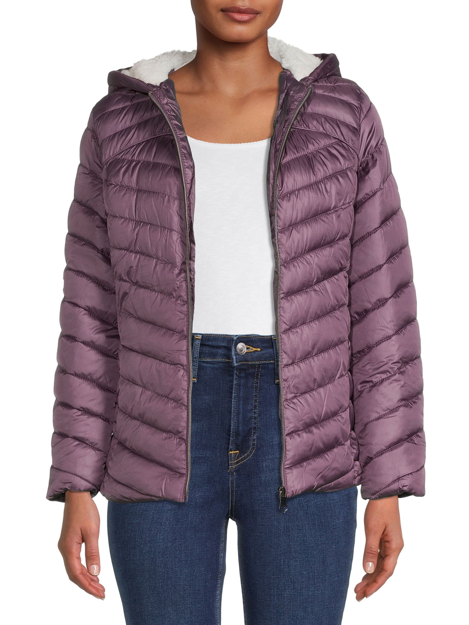 Women s Hooded Down Blend Jacket Big Chill Kuwait Ubuy
