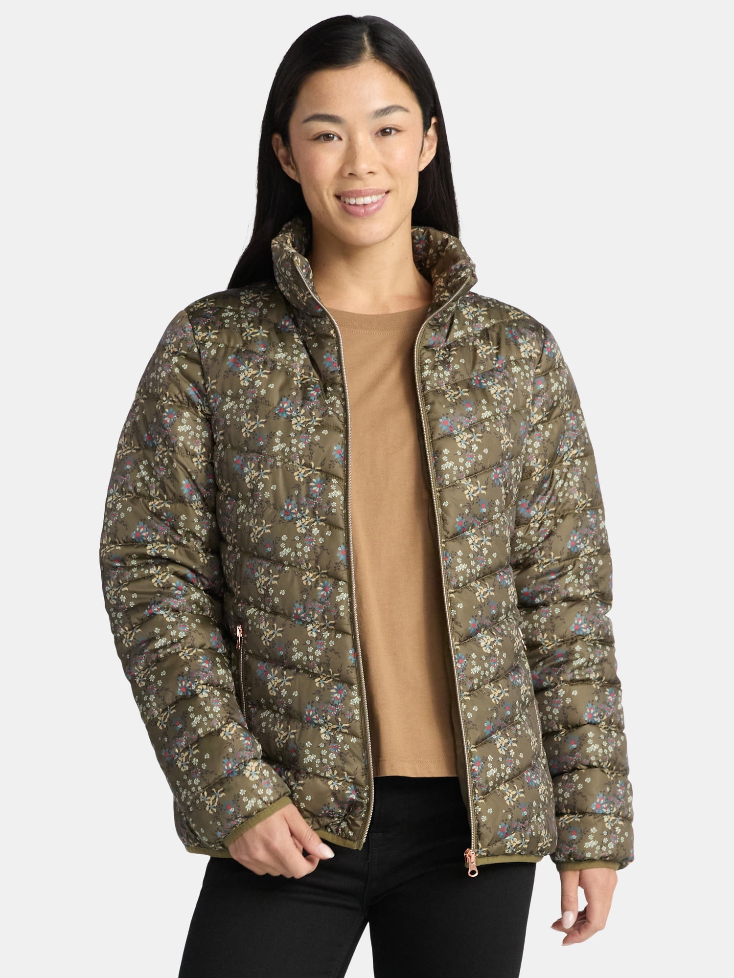 Big Chill Women's Packable Puffer Jacket, Sizes S-3X