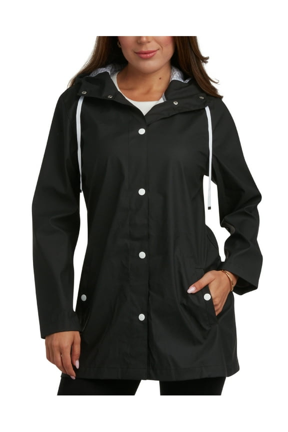 Women's Rain Coat - Lightweight Slicker Shell Waterproof Rain Jacket for Women (S-XL, 1X-3X)