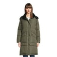 thumbnail image 1 of Big Chill Women's and Women's Plus Maxi Puffer Coat with Hood, Heavyweight, Sizes S-3X, 1 of 5
