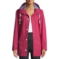 thumbnail image 1 of Big Chill Women's and Women's Plus Water Resistant Rain Coat, Sizes S-3X, 1 of 6