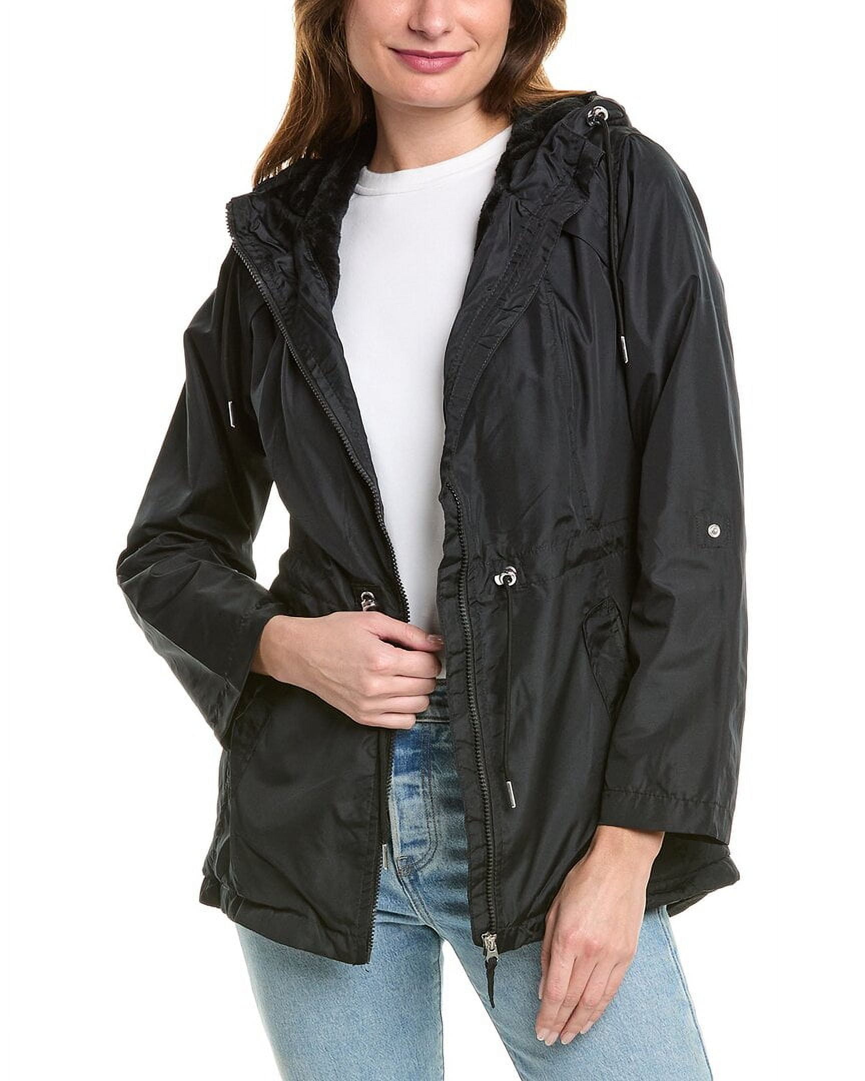 Big Chill Women's and Women's Plus Lined Anorak Jacket with Hood, Sizes S-3X