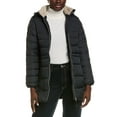thumbnail image 1 of Big Chill womens  Matte Quilted Coat, l, Black, 1 of 3