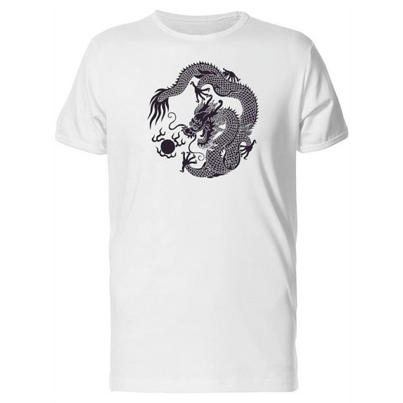 Big Chinese Dragon T-Shirt Men -Image by Shutterstock, Male XX-Large
