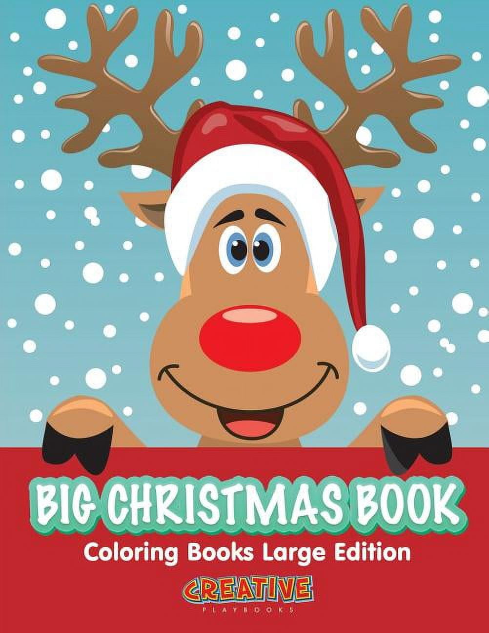 Big Christmas Book Coloring Books Large Edition, (Paperback) - Walmart.com