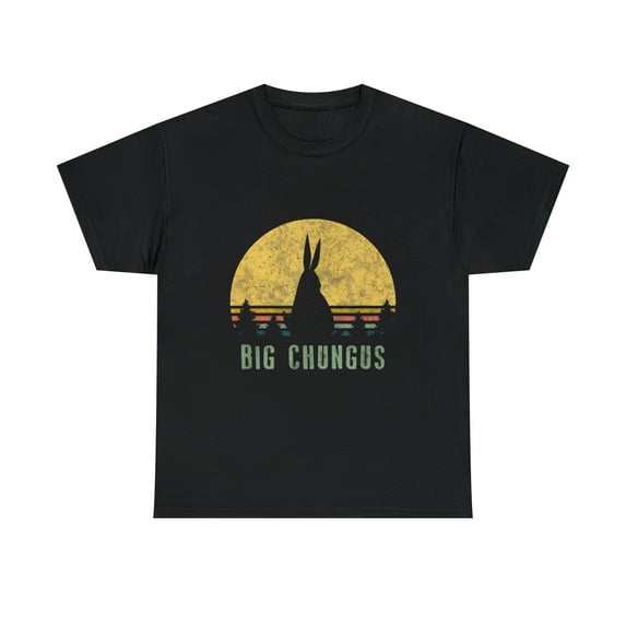 Big Chungus Vintage Sunset Meme Video Game Gift T-Shirt