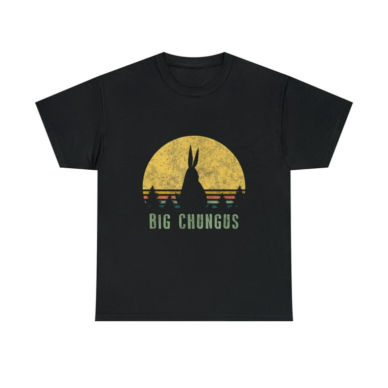 Big Chungus Shirt Retro Vintage Sunset Meme Video Game Gift Big Chungus Shirt Retro Vintage Sunset Meme Video Game Gift
