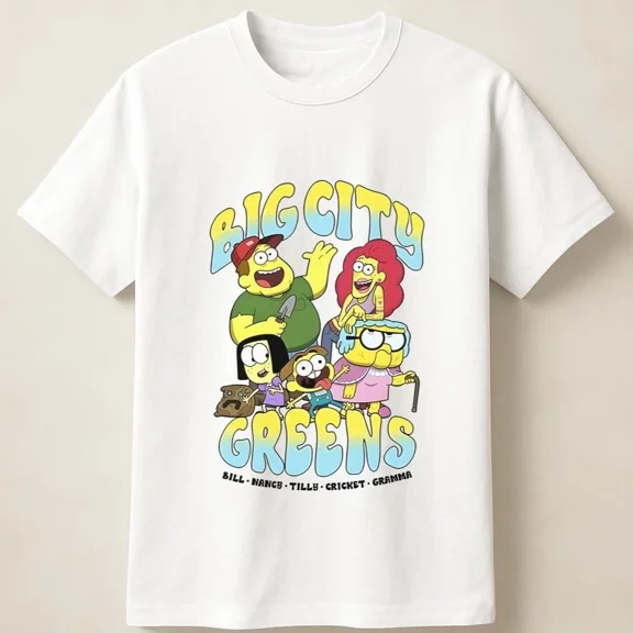 Big City Greens Animated Family Bill Nancy Tilly Cricket Gramma Unisex T Shirt