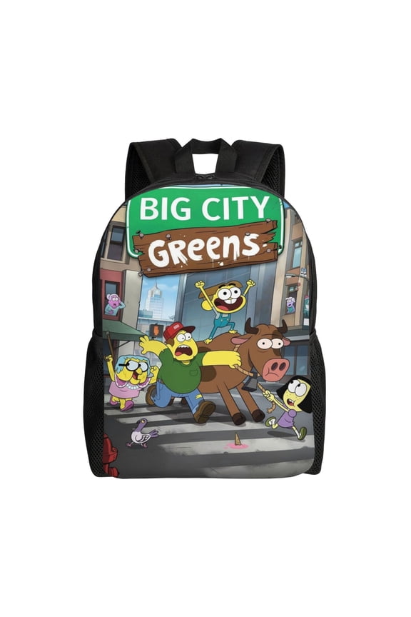 Big City Greens Backpack, Cartoon Anime Laptop Backpack Travel Backpacks for men women Casual Daypack for Hiking Gifts