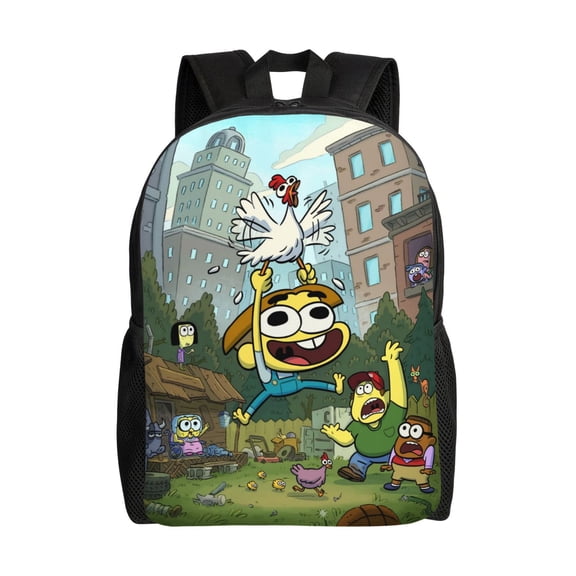 Big City Greens Backpack, Cartoon Anime Laptop Backpack Travel Backpacks for men women Casual Daypack for Hiking Gifts