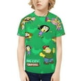 thumbnail image 1 of Big City Greens Funny 3D Printed Graphic Tee, Lightweight T-Shirts for Boys Girls, Novelty Crew Neck Short Sleeve Tops for Kids, 1 of 8