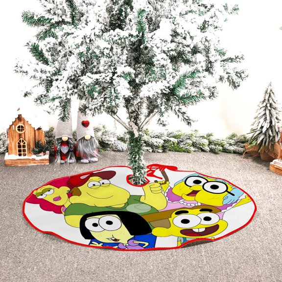 Big City Greens Themed Christmas Tree Skirt 48inch Premium Collectible Decor