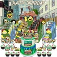 thumbnail image 1 of Big City Greens Treat Bags Candy Decorations Party Favor Supplies Birthday Cake Topper Backdrop Banner, 1 of 7