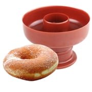 Big Clear! Donut Cake Embosser Flower Heart Doughnut Press Mold Biscuit Stamps Fondant Sugar craft Cookie Cutter Kitchen Tools Bakeware Round
