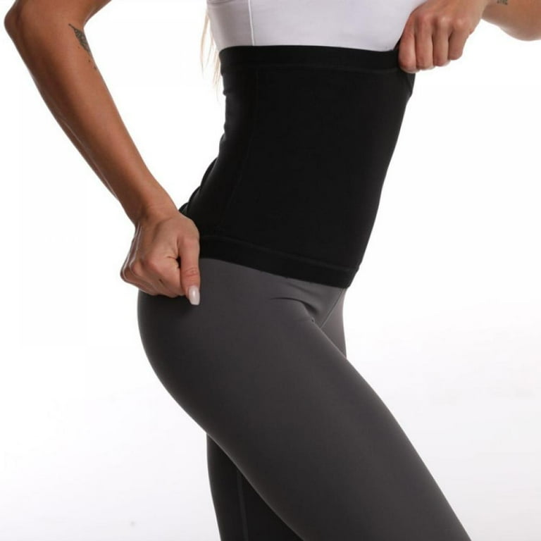 Big Clear Waist Trimmer Trainer Belt for Women Shaper Sauna Waist Trimmer Plus Size Tummy Control Belt Workout Belt Stomach Wraps for Bodybuilding