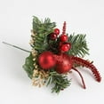 thumbnail image 1 of Big Clearance! 1/3/5 Pack Artificial Pine Stems Fake Gift Box Christmas Flowers Ornament Flower Arrangements Wreath Holiday Home Winter Decor, 1 of 1