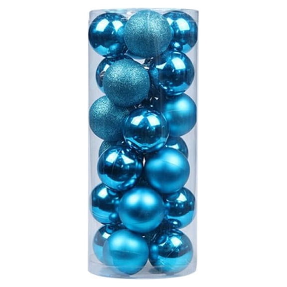 Big Clearance! 24pcs Christmas Ball Ornaments 1.2" Small Shatterproof Christmas Decorations Tree Balls for Holiday Wedding Party Decoration Christmas Tree Wedding Party Home Decoration