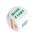thumbnail image 1 of Big Clearance! Drinking Dice Rolling Decider 6 Side Game Drunk Frenzy Party Family Friends Gathering Game Adult Favor Toys, 1 of 5