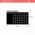 thumbnail image 1 of Big Clearance! Dry Erase Chalkboard Calendar -Vinyl Removable Planner Wall Stickers - Large Reusable Month Calendar Board for Kitchen Fridge, 1 of 6