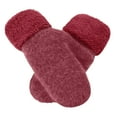thumbnail image 1 of Clearance! Baberdicy Thermal Gloves for Womens Winter Gloves Warm Gloves Fleece Lined Knit Gloves Elastic Cuff Knit Warm Lined Gloves Purple, 1 of 4