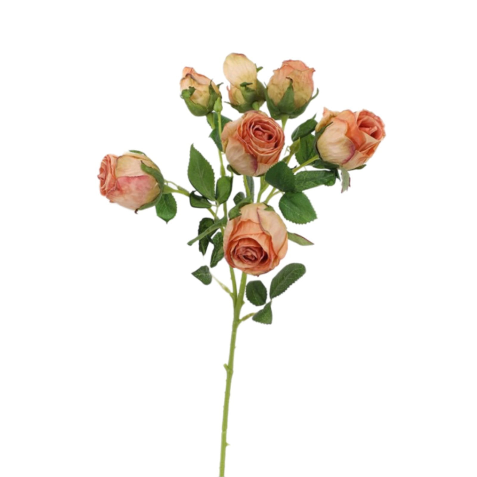 Big Clearance! HANUUAZ Artificial flowers Artificial Vintage Roses Silk