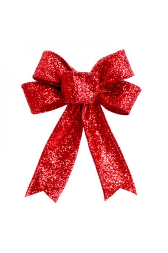 Big Clearance! Christmas Wreath Bow - 9" Long Pre-Tied Bow, Valentine's Day, Fall Decor, Door Decoration, Swag, Wreath, Garland, Boxing Day, Winter