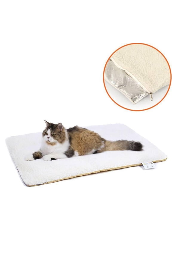 Big Clearance! Self Heating Cat Pad Self-Warming Cat Dog Bed23.62"*45 cmThermal Cat Mat for Outdoor and Indoor PetsTo Keep Pet Warm