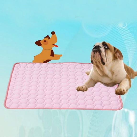 Big Clearance! Summer Pet Self Cooling Mat -Dogs Cats Washable Ice Silk Cooling Mat,Breathable Pet Cushion Sleep Pad for Dogs Kennel Sofa Bed Floor,Portable Tour Camping Yoga Sleeping Massage