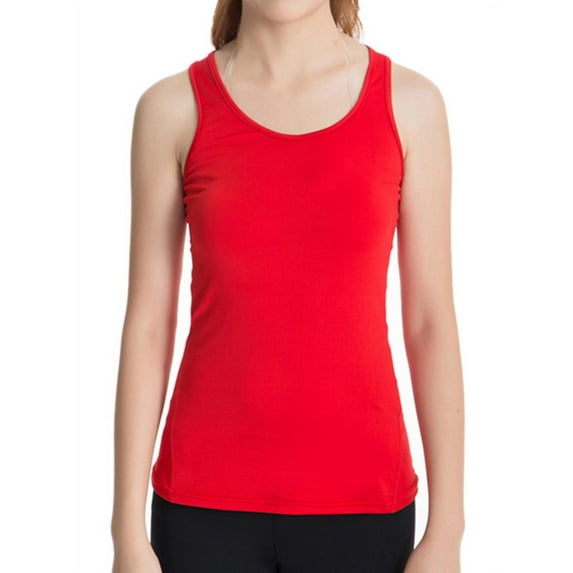 Big Clearance, Women's Sports Compression Quick Dry Vest Tank, Solid Color Tight Slim Fitness Workout Gym Yoga Workout Cycling Running Tank Top