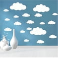 thumbnail image 1 of Big Clouds Wall Decals Removable DIY Large Vinyl Sticker Self Adhesive Wallpaper for Living Room Nursery Children Baby Kids Boys Girls Bedroom Decor Home Art Mural Dec, 1 of 4