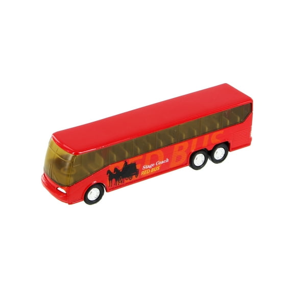 Big Coach Bus, Red - Showcasts 9803DBG - 6 Inch Scale Diecast Model Car