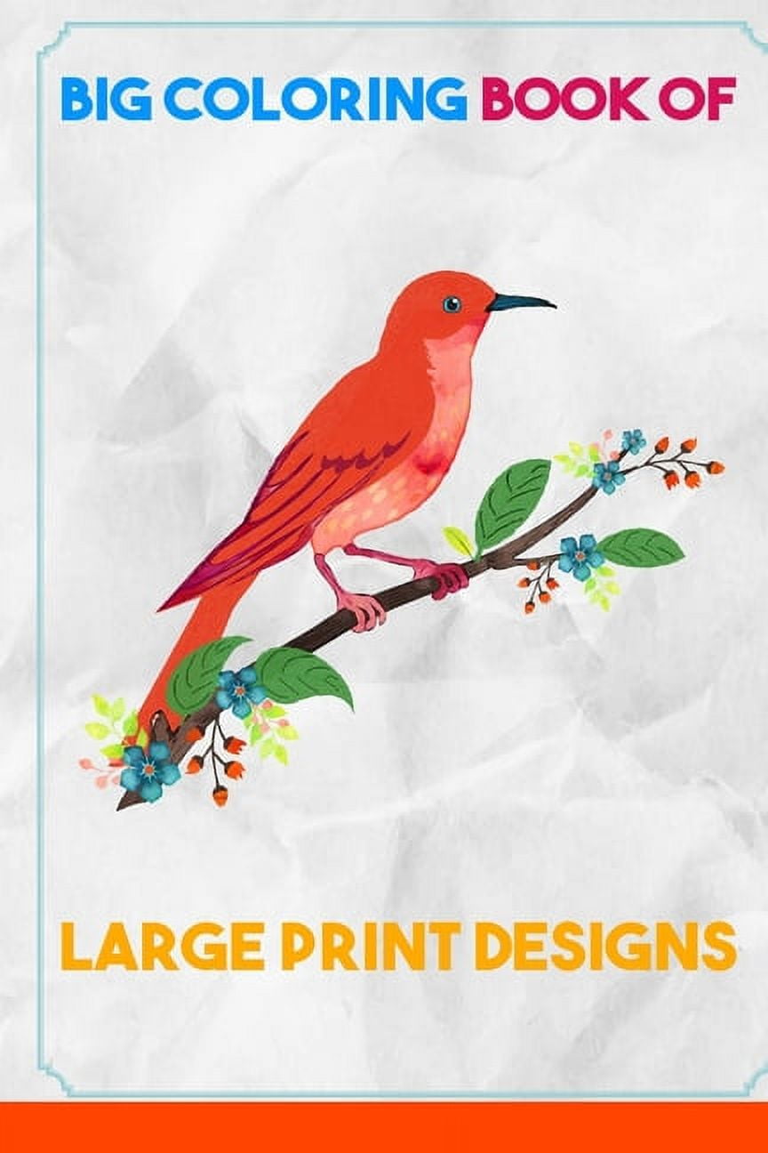 Big Coloring Book of Large Print Patterns [Book]