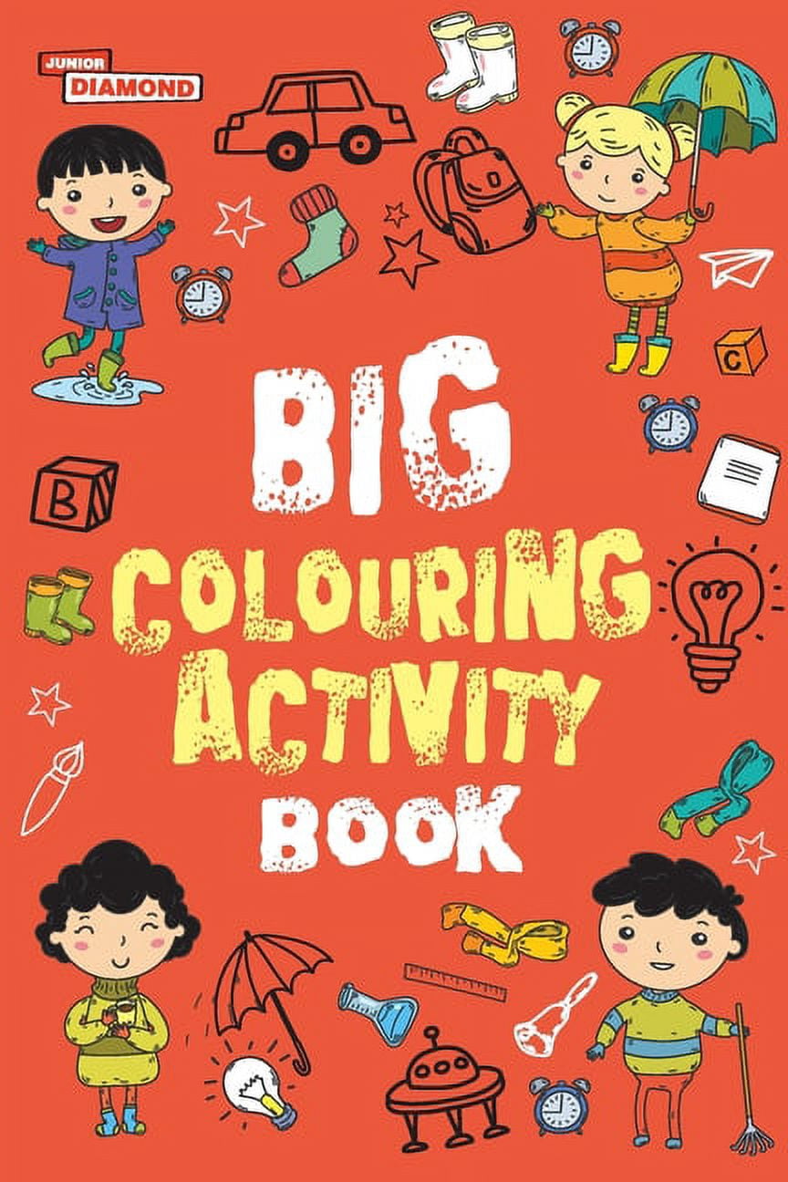 Big Colouring Activity Book, (Paperback)