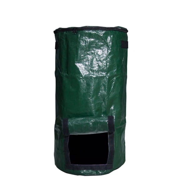 Big Compost Bag - Garden Compost Bin for Yard Garbage Cans Plant growth bag fermentation bucket (Green 1pcs 45*80cm)