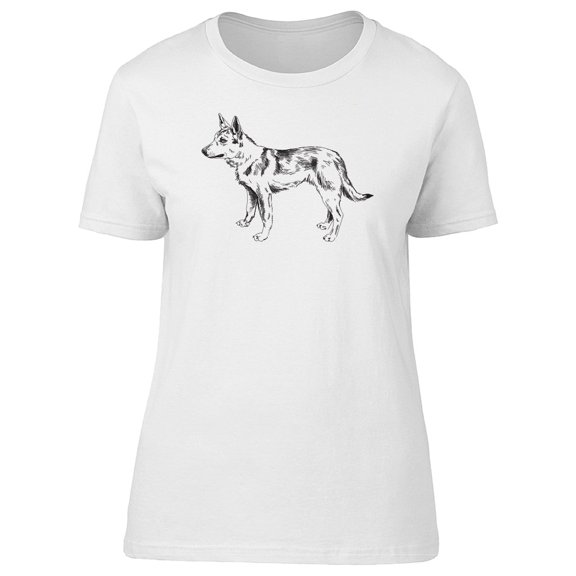 Big Cool Wolf  T-Shirt Men -Image by Shutterstock, Male 3X-Large